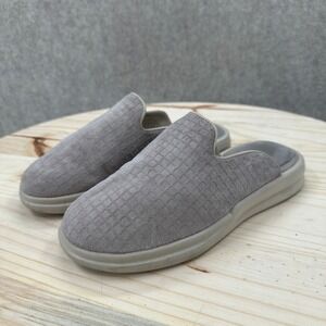 Lusso Cloud Pelli Suede Slippers Mens 5 Womens 7 Waffle Knit Comfort Mules